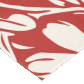 赤エレガント抽象芸術フローライラストレーションパターン テーブルクロス (アングル)
