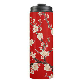 赤エレガント梅 タンブラー