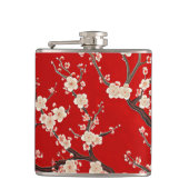 赤エレガント梅 フラスク (正面)