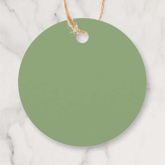 赤エレガント水色ポピーフローラありがとう フェイバータグ (裏面)