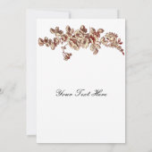 赤エレガント流のビジネスサンキューカード サンキューカード (裏面)