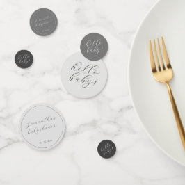 赤エレガント男女兼用ちゃんシャワー コンフェッティ