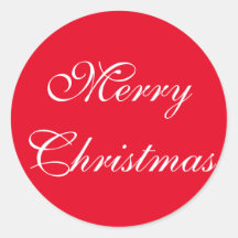 赤エレガント白の台本メリークリスマス