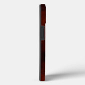 赤エレガント白の花嫁ガウンタイポグラフィ結婚 Case-Mate iPhoneケース (裏面 / 右)