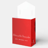 赤エレガント結婚の フェイバーボックス (オープン)