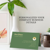 赤エレガント花柄名前をカスタムする業 予約カード