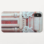 赤エレガント芸術的白ファンタジーデコール Case-Mate iPhoneケース (裏面(横))
