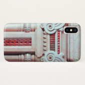 赤エレガント芸術的白ファンタジーデコール Case-Mate iPhoneケース (裏面(横))