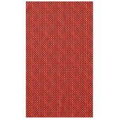 赤エレガント金ゴールドジンガーブレッドクリスマス テーブルクロス (正面)