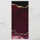 赤エレガント金ゴールドフェイクグリッターアゲ結婚ート メニュー (裏面)