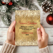 赤エレガント金ゴールド大理石アートクリスマス新年