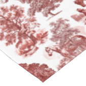 赤エレガント馬素朴国トイル テーブルクロス (アングル)