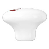 赤エレキギターセモノグラムのラミックノブ セラミックノブ (側面)