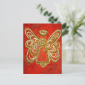 赤エンジェルポストカード ポストカード (スタンド正面)