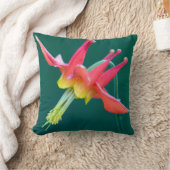 赤オダマキ（植物） クッション (ブランケット)