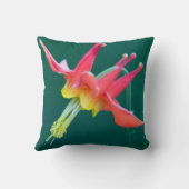 赤オダマキ（植物） クッション (裏面)