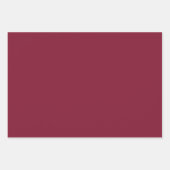 赤オニオンカ無地のラー ラッピングペーパーシート (正面3)