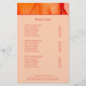 赤オモダンレンジ抽象芸術エレガント価格表 (正面)