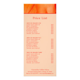 赤オモダンレンジ抽象芸術エレガント ラックカード