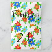 赤オレンジと青 カード (内部)