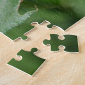 赤オレンジのダリアの花束, 赤い花の庭園 ジグソーパズル (側面)