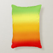 赤オレンジイエローグリーン アクセントクッション (正面(垂直))