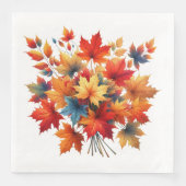 赤オレンジイエローティール（緑がかった色）紅葉 (正面)