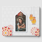 赤オレンジイエローフラワーアラビアンナイトキンセアニラ ゲストブック (裏面)