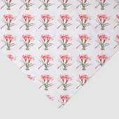 赤オレンジクロッカスウォーターカラーアートティッシュペーパー 薄葉紙 (詳細)