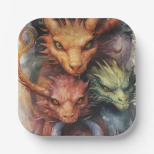 赤オレンジグリーンドラゴン