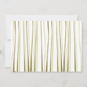 赤オレンジケシの結婚式招待状 招待状 (裏面)