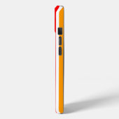 赤オレンジストライプ色のパターンデザイン Case-Mate iPhoneケース (裏面 / 左)