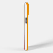 赤オレンジストライプ色のパターンデザイン Case-Mate iPhoneケース (裏面 / 右)