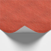 赤オレンジ色の壁 ラッピングペーパー (角)