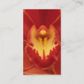 赤オーキッドの名刺 名刺 (裏面)