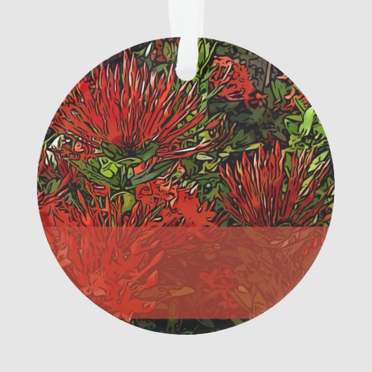 赤オ鮮やかレンジファイアブッシュ オーナメント (裏面)