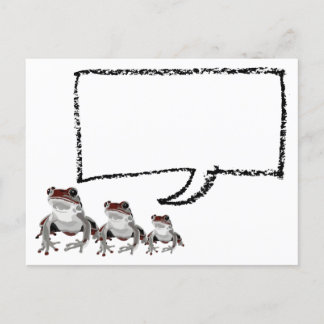 赤カエル ポストカード