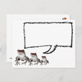 赤カエル ポストカード (正面/裏面)