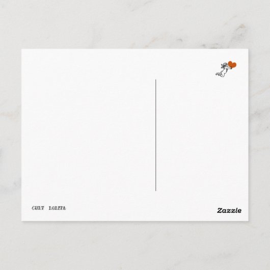 赤カエル ポストカード (裏面)