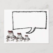 赤カエル ポストカード (正面)