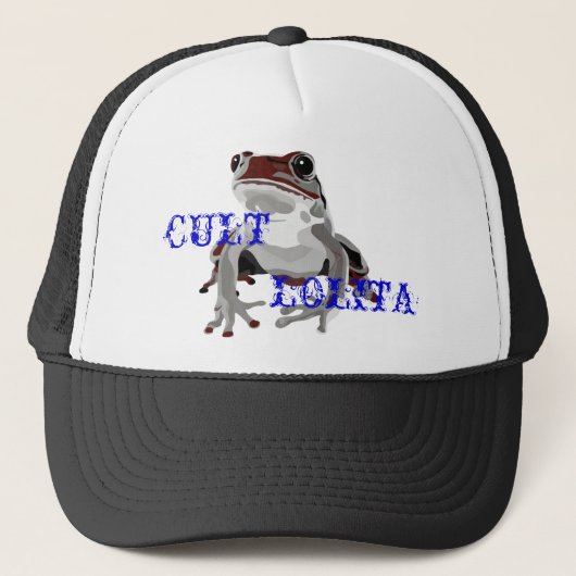 赤カエル　CAP キャップ (正面)