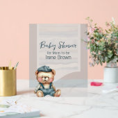 赤カジュアル魅力的ちゃんシャワーテーマアクリル標識 アクリルサイン (ウェディング)