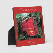 赤カスタマイズジプシーの小隊商 フォトプラーク (正面)