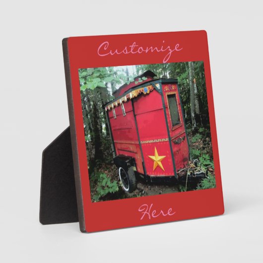 赤カスタマイズジプシーの小隊商 フォトプラーク (正面)