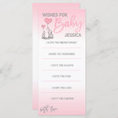 赤カスタムちゃんシャワーガールピンク象への願い (正面/裏面)