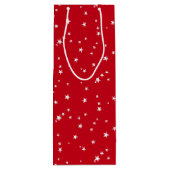 赤カスタムと白の星模様 ワインギフトバッグ (裏面)