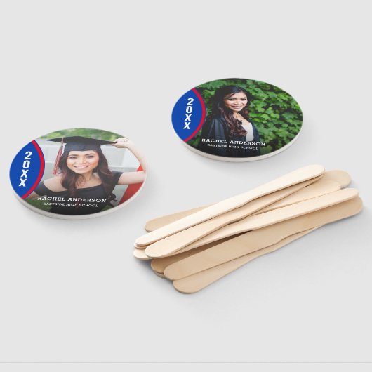 赤カスタムと青の卒業写真ハンドファン ハンドファン (組立なし)