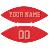 赤カスタムサッカー アメリカンフットボール (パネル)
