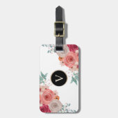 赤カスタムバラ旅行 ラゲッジタグ (正面縦)