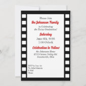 赤カスタム学院生の 招待状 (裏面)